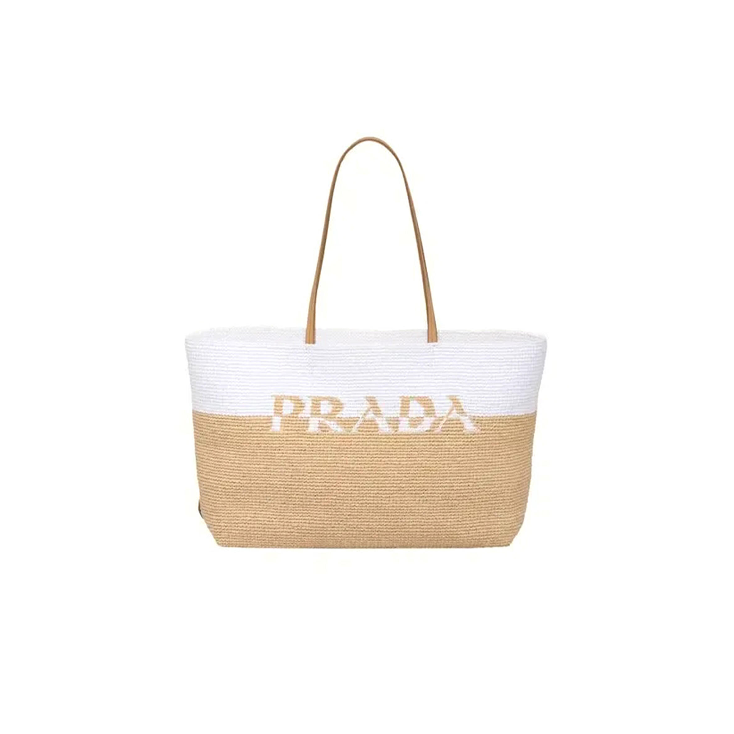 Pra*a crochet leather large bucket bag 1bg442 (38*31.5*15cm)